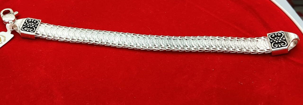 Sterling Silver Fancy Link Bracelet (8 X 13) Made In India qg1563-8 -  Walmart.com